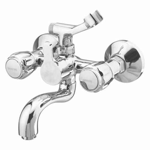 Wall Mixer Telephonic with Hand Shower Arrangement only with Crutch Chrome